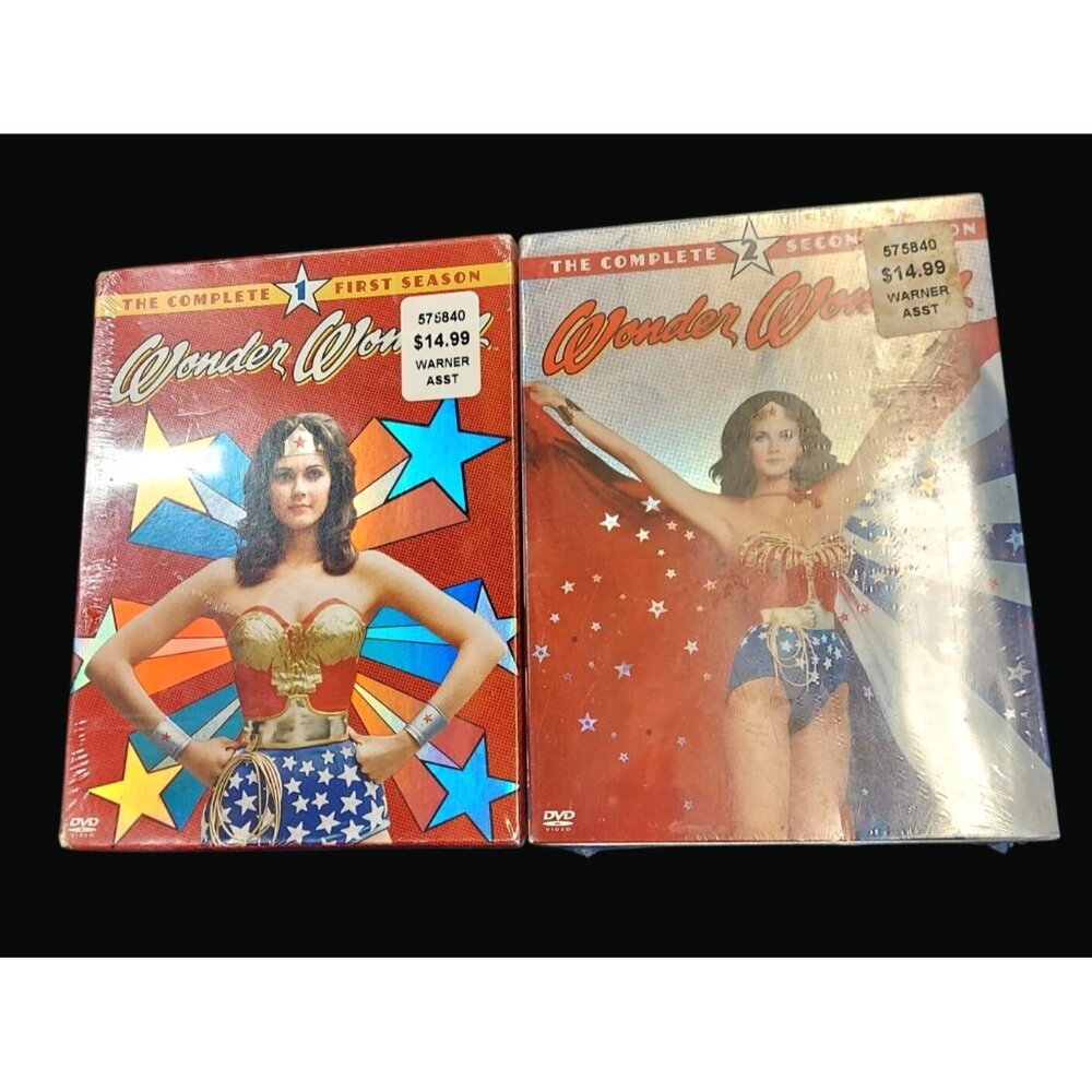 Wonder Woman Complete Seasons 1 & 2 DVD Lynda Carter New Sealed JJ I